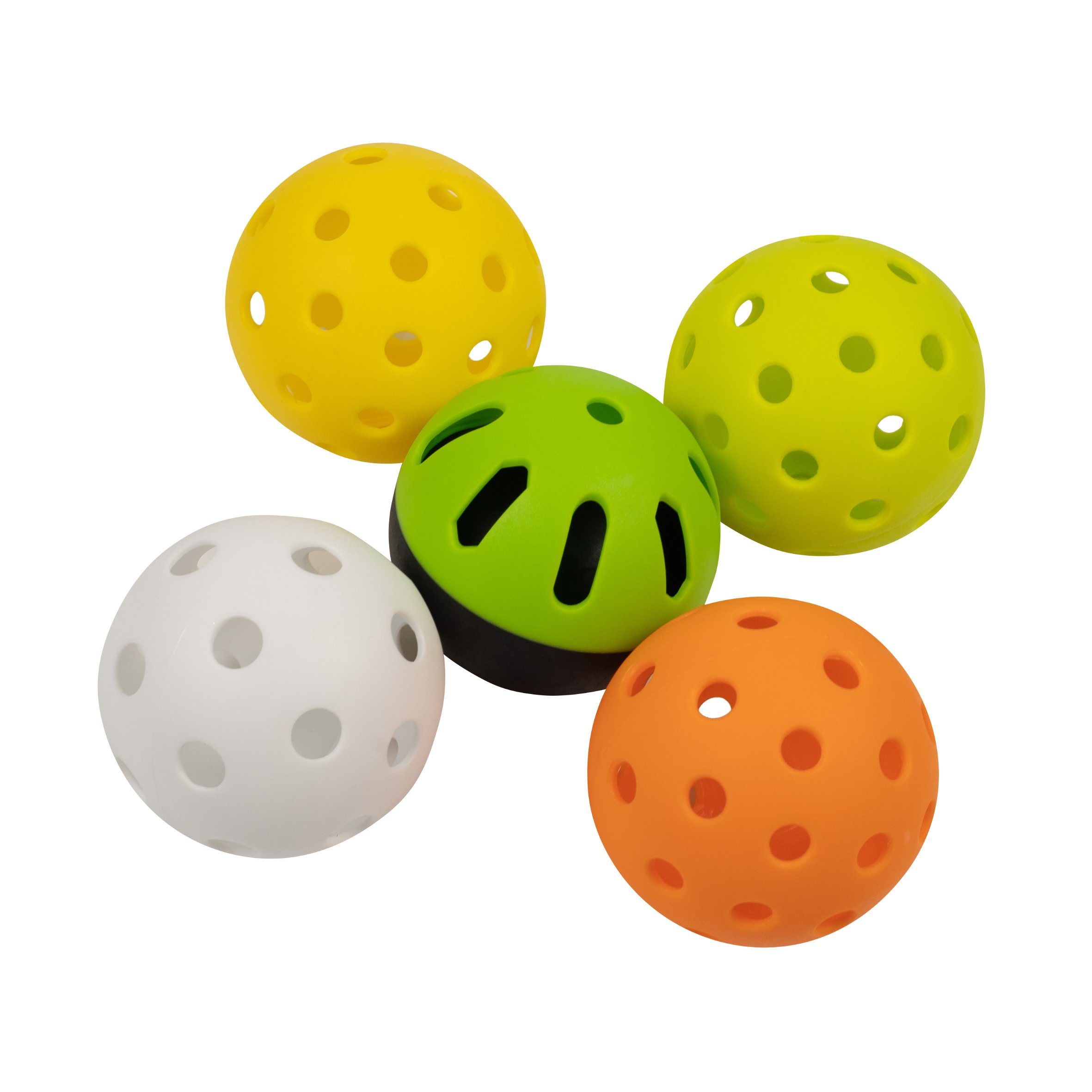 Bolas plásticas coloridas de Pickleball del rebote Bolas de 40 agujeros Bolas de 26 agujeros